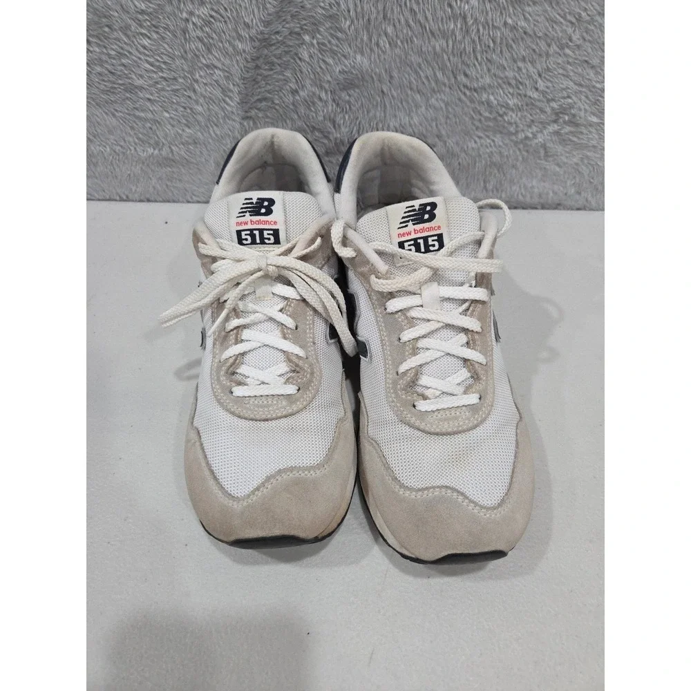 New Balance Mens‎ 515 Classic Sneaker Shoe ML515RC3 White Blue Red Size 10